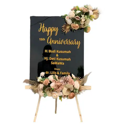 Papan Bunga Akrilik Amongrogo