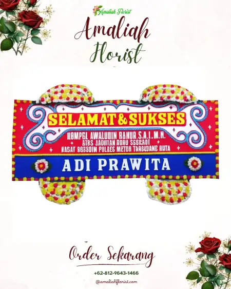 Papan Bunga Ucapan Selamat Amongrogo